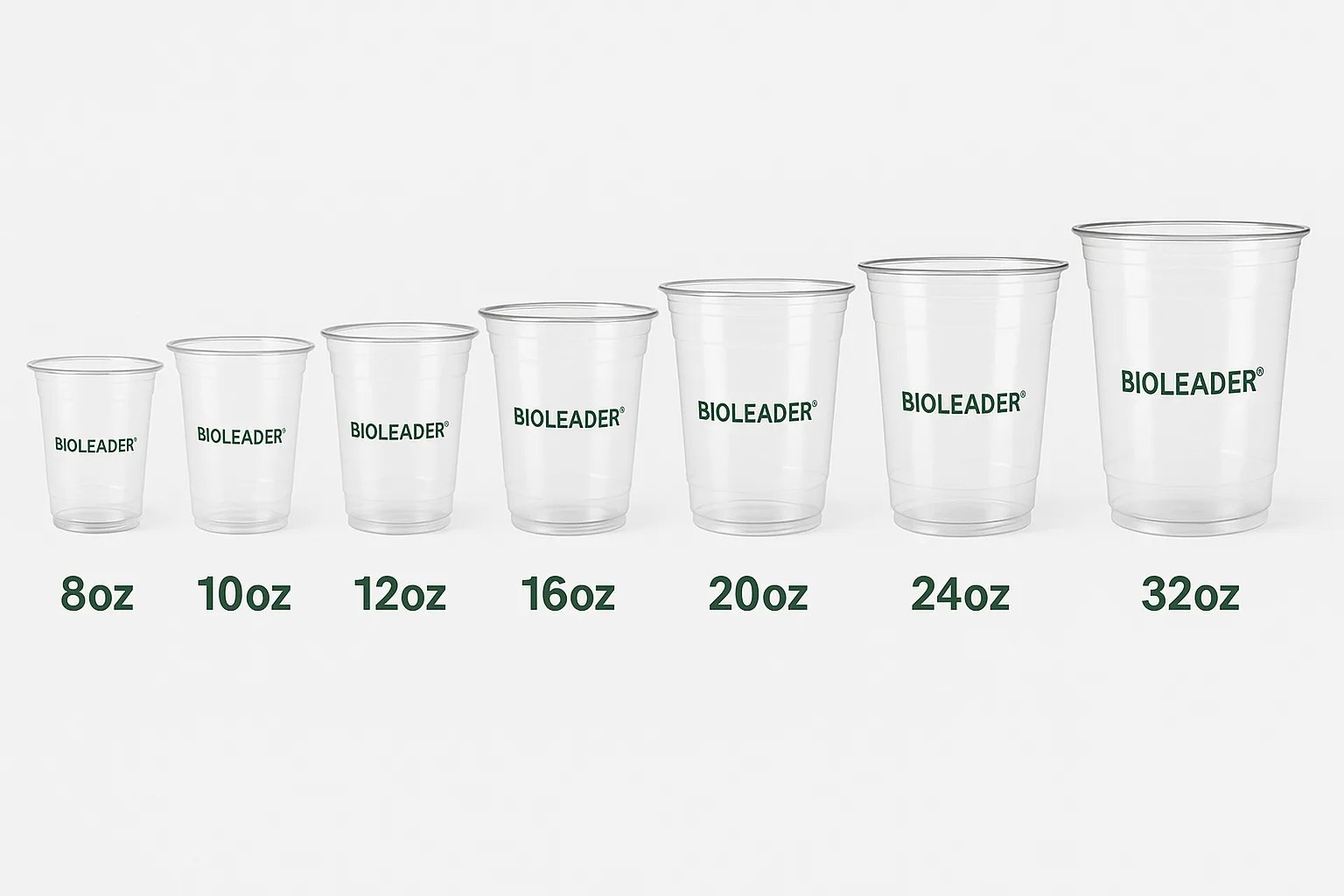 Gobelets en PLA de 8 à 32 oz pour tous vos besoins en boissons