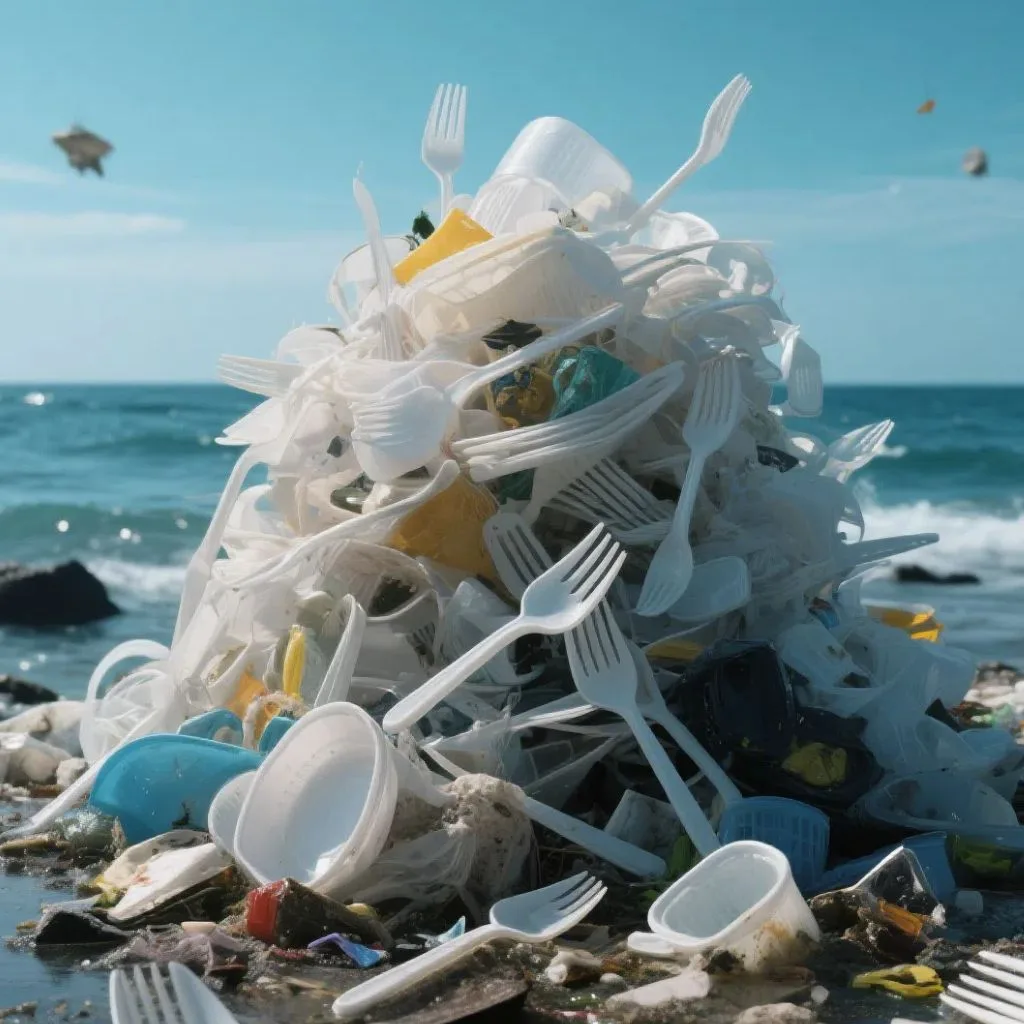 Пластиковые столовые приборы Пластиковые столовые приборы