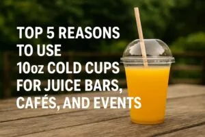 Top 5 Reasons to Use 10oz Cold Cups for Juice Bars Cafes and Events