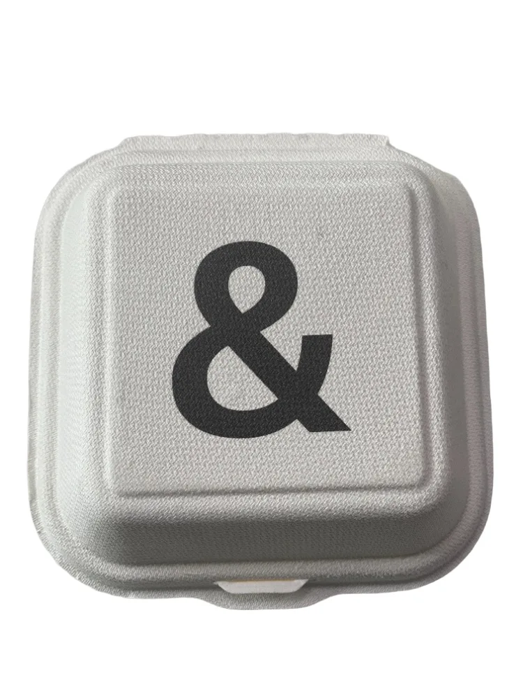 bagasse clamshell bedrukking