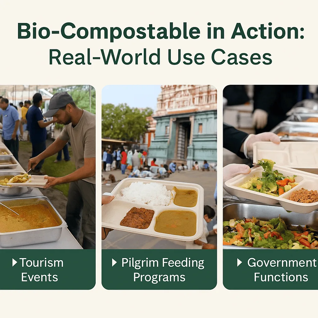 Биокомпостируемый материал в реальных условиях