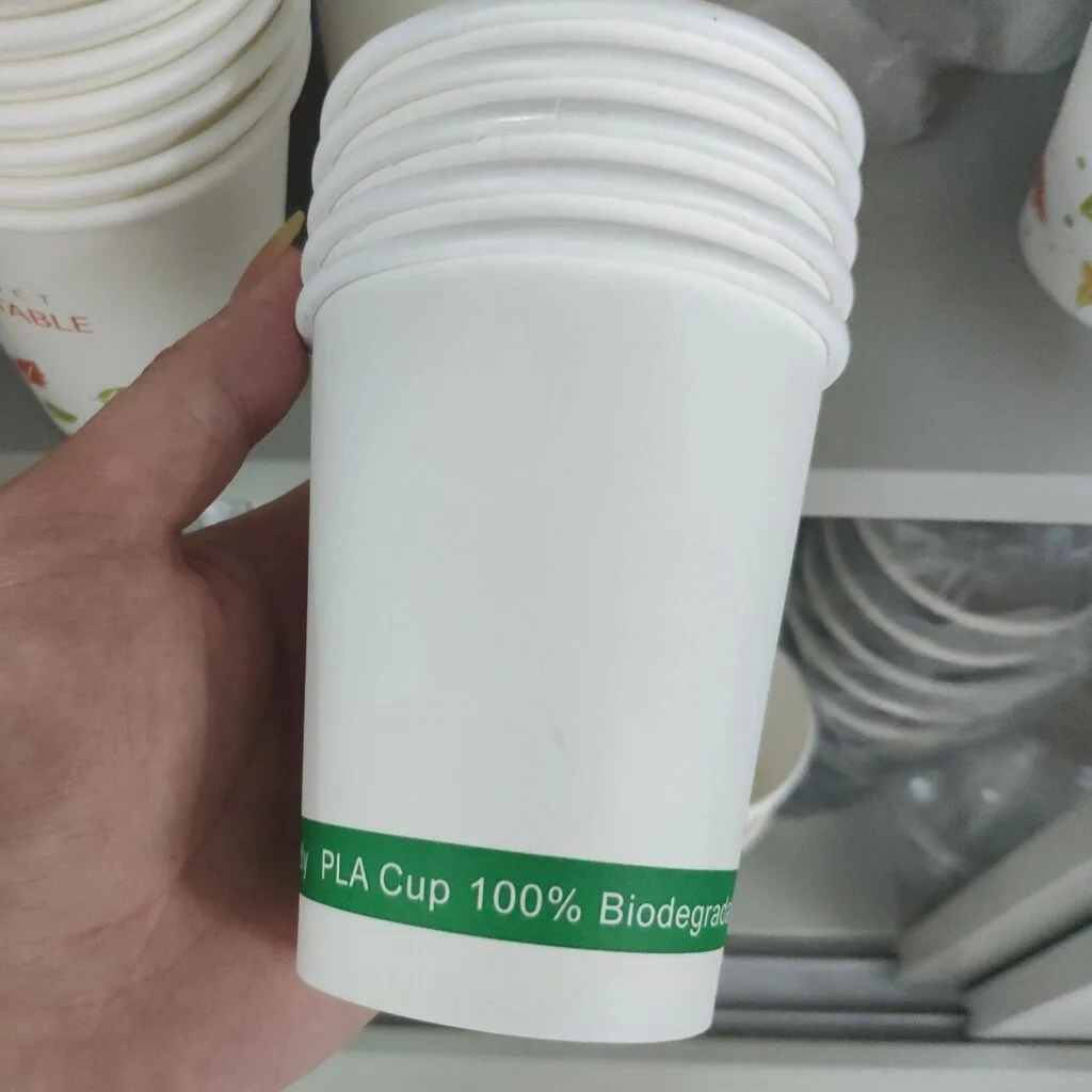 Чашки с подкладкой из Bio PLA