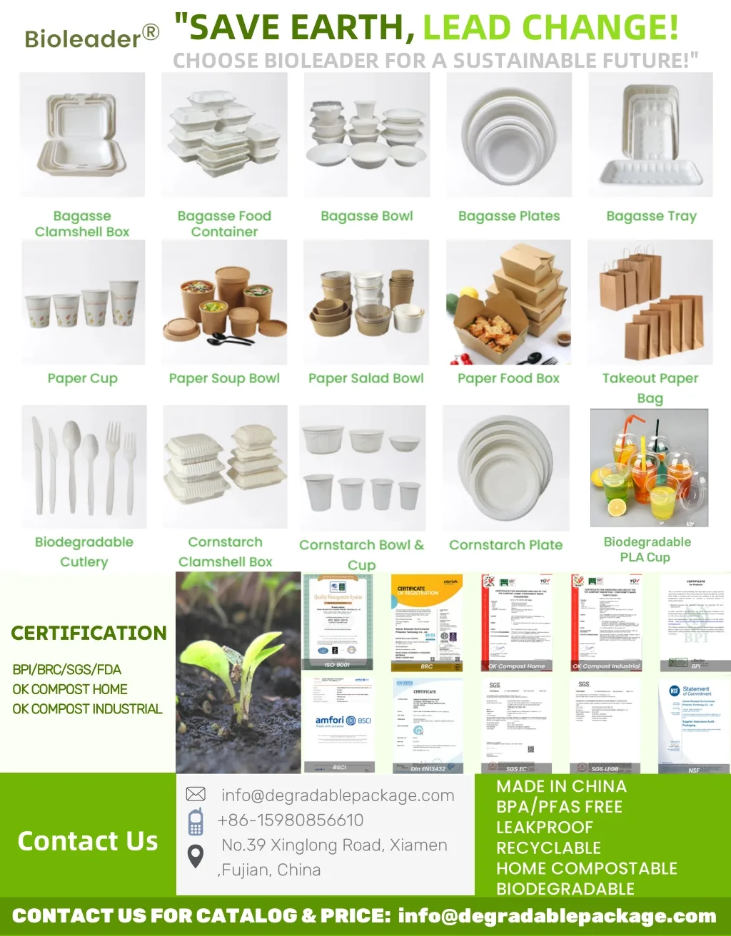 Exposición de productos Bioleader