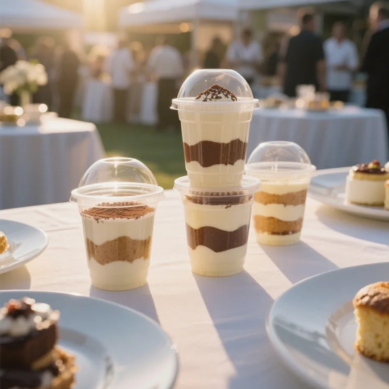 Compostable Dessert Cups for Catering Events