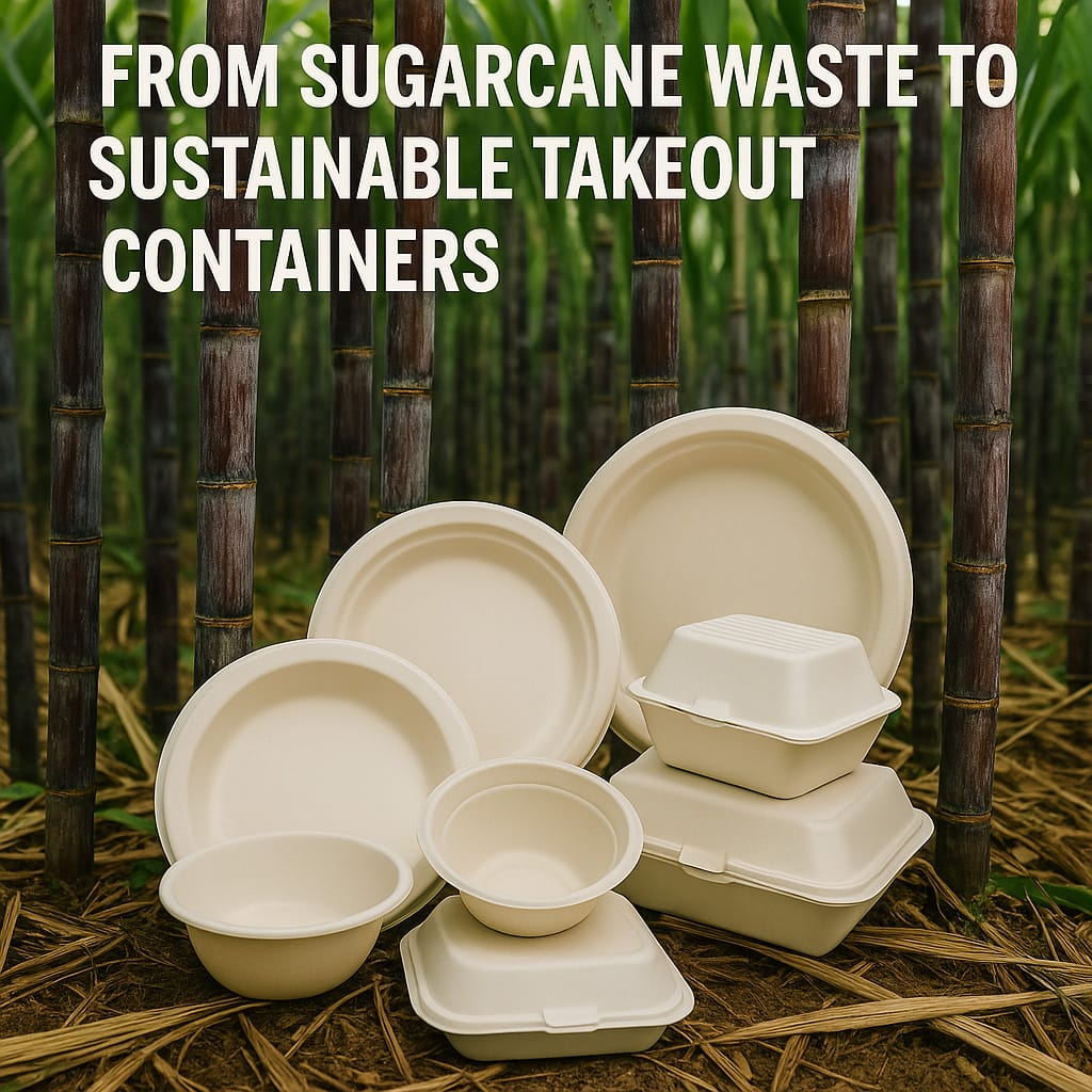 Van suikerrietafval tot duurzame afhaalmaaltijden Van suikerrietafval tot duurzame afhaalmaaltijden