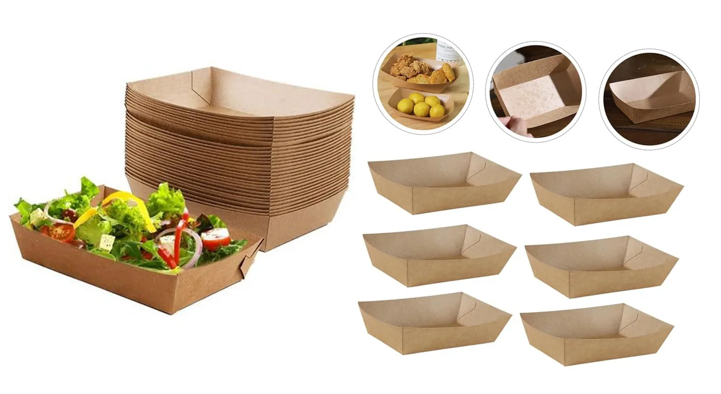 Kraftpapier Schalen Tabletts Boxen
