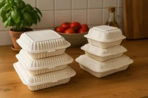 Microwave Compost Repeat The Surprising Life of a Cornstarch Lunch Box no lazy