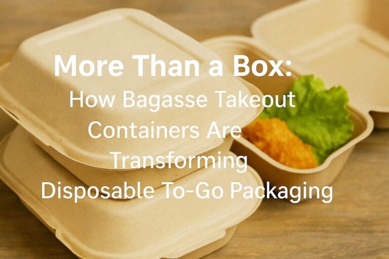 More Than a Box: How Bagasse Takeout Containers Are Transforming Disposable To-Go Packaging