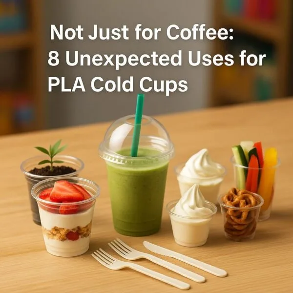 No sólo para el café 8 usos inesperados de los vasos fríos de PLA no lazy