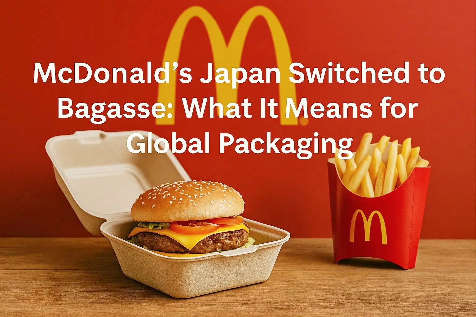 Pourquoi McDonalds Japon a opté pour la bagasse Ce que cela signifie pour l'emballage mondial no lazy
