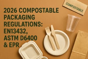 2026 Globale Vorschriften für kompostierbare Verpackungen: Bereiten Sie sich auf EN13432 ASTM D6400 EPR vor