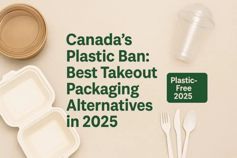 Plastic verbod in Canada: Beste alternatieven voor afhaalmaaltijden en meeneemverpakkingen in 2025