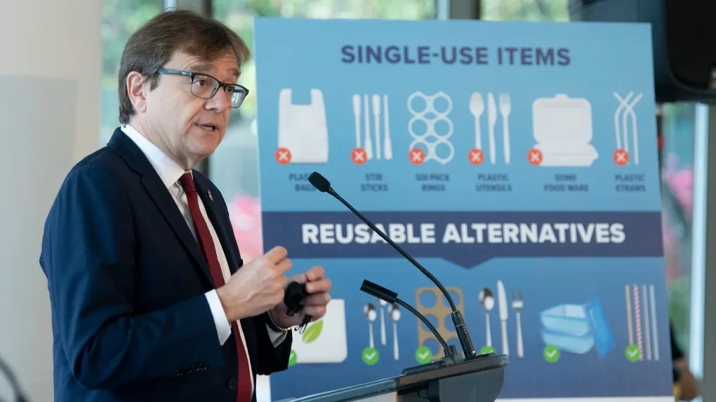 Proibição dos plásticos de utilização única no Canadá Proibição dos plásticos de utilização única no Canadá