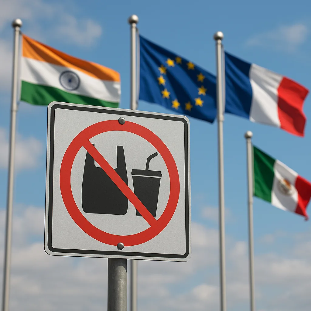 Prohibición mundial del plástico