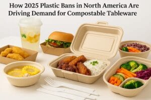 Wie die Plastikverbote 2025 in Nordamerika die Nachfrage nach kompostierbarem Geschirr ankurbeln no lazy