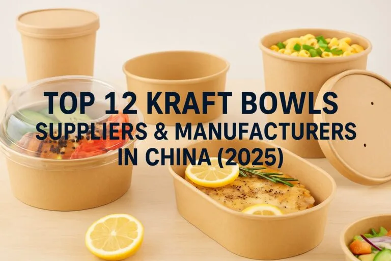Les 12 premiers fournisseurs et fabricants de bols Kraft en Chine (2025)