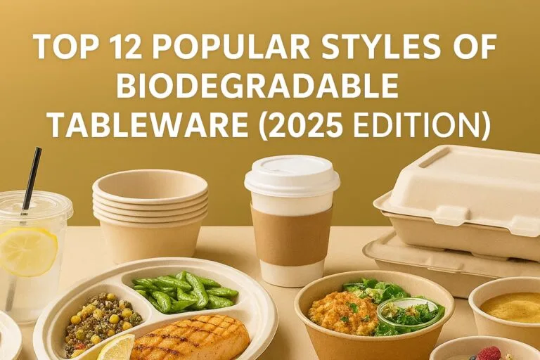 Top 12 Popular Styles of Biodegradable Tableware (2025 Edition)