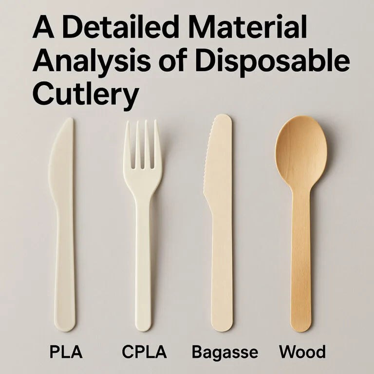 Análise de material de talheres descartáveis: Tendências, regulamentos e perspectivas de mercado para 2025-2026
