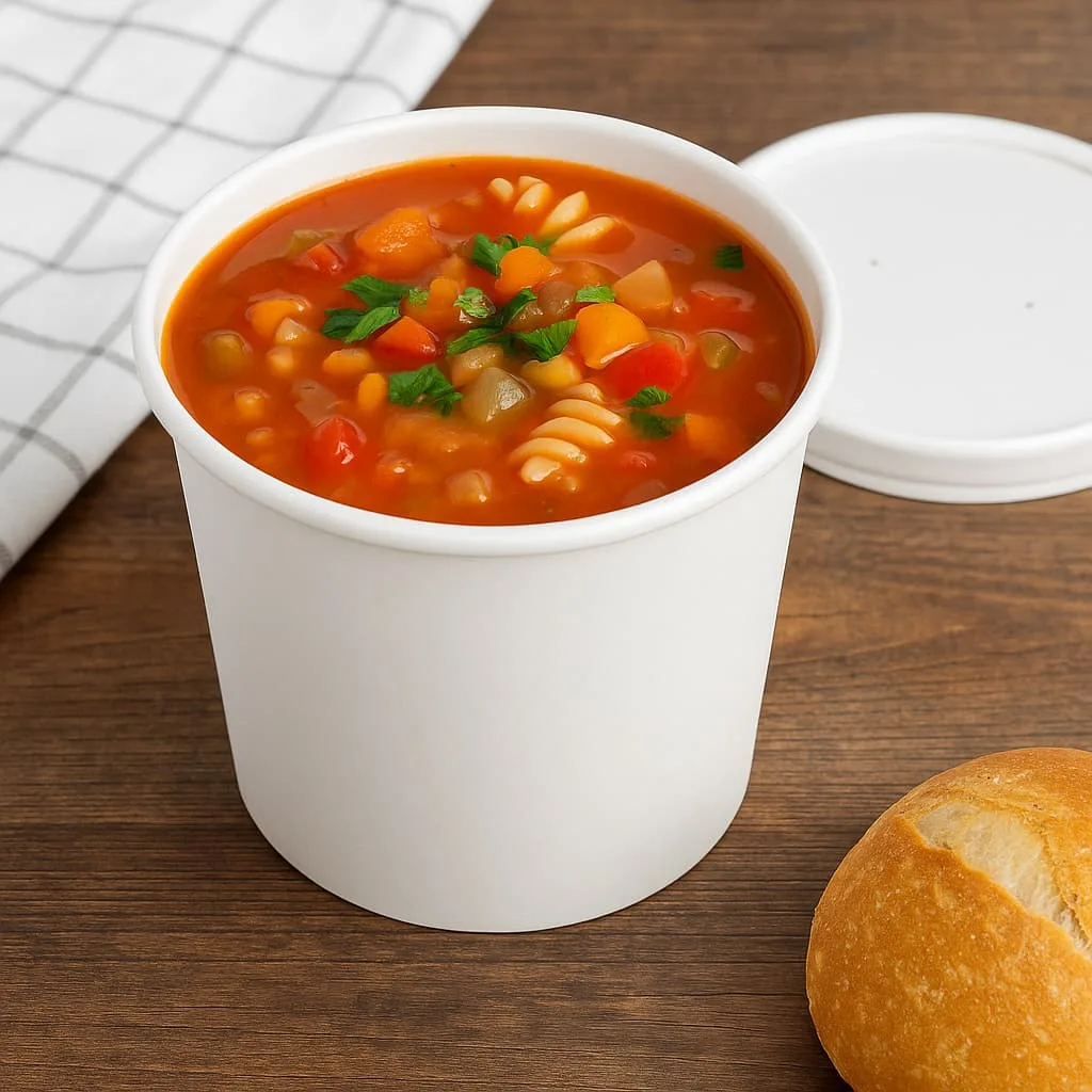 Leak Proof Disposable Soup Cups Bulk