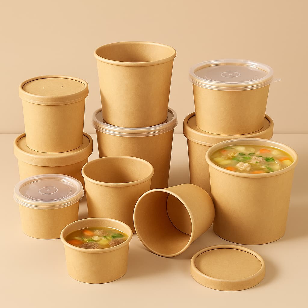 Tigelas descartáveis para micro-ondas