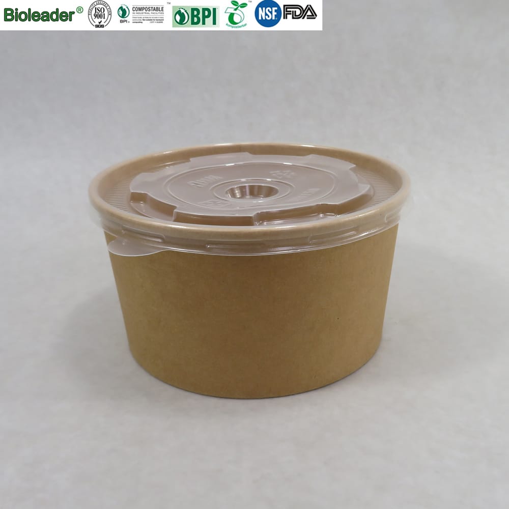 Paper Bowl with PP Lid
