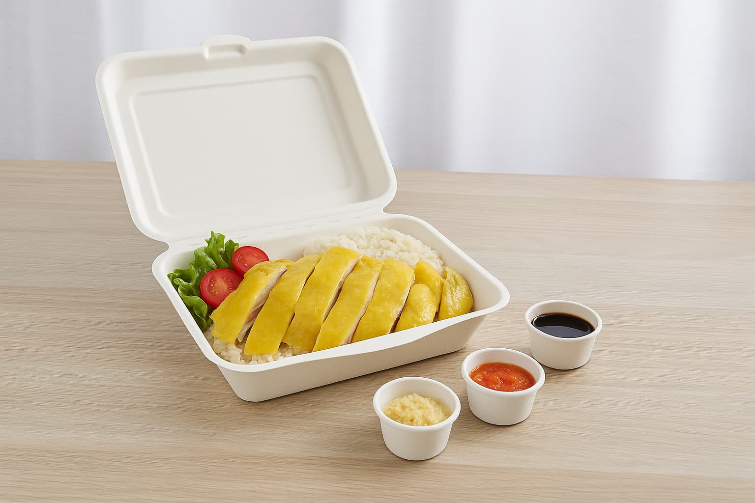 Riz au poulet sans plastique Comment le plat national de Singapour deviendra compostable en 2025 no lazy