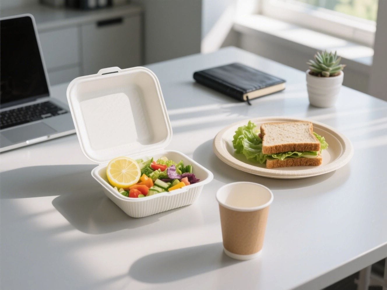 ゼロ・ウェイストはランチから始まる オフィスワーカーたちが堆肥化可能な食器の台頭をどう後押ししているか no lazy