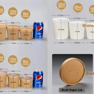 kraft soup bowls with lids