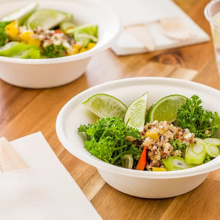 Эко одноразовые устойчивые чаши компостируемые багасса оптом