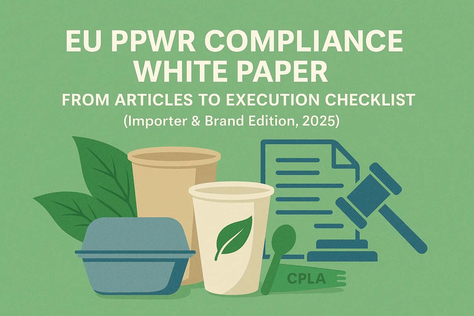 EU PPWR Compliance White Paper From Articles to Execution Checklist Importer Brand Edition