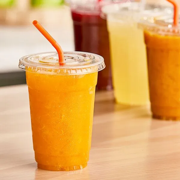 Earth Eco Friendly Plastic Cups with Lids Disposable Cups