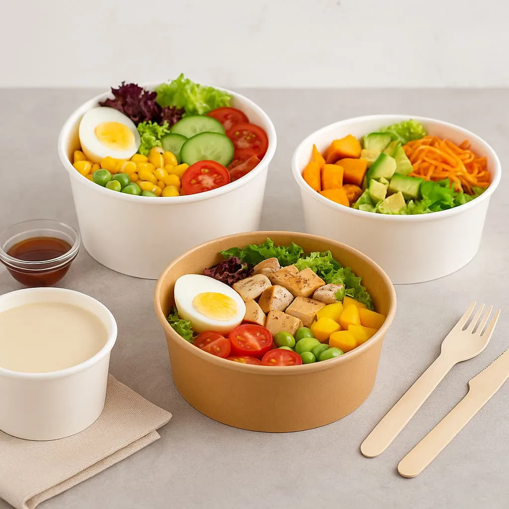 Eco friendly paper bowls