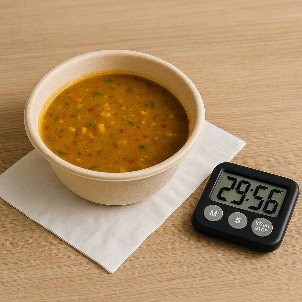 Суповые миски из биоразлагаемой багассы Суповые миски из биоразлагаемой багассы