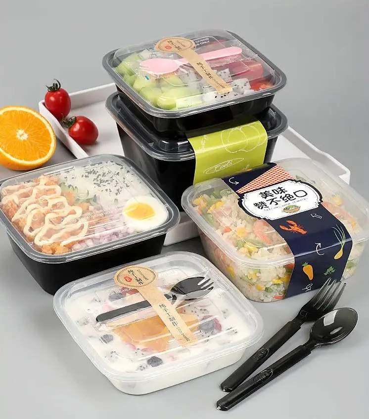 China Kunststoffbehälter für Lebensmittel zum Mitnehmen