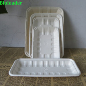 Bandejas de embalagem biodegradáveis para carne, frutas e legumes 1