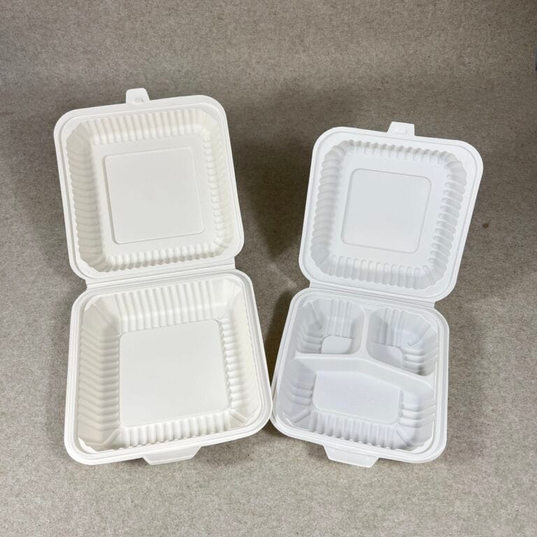 Conteneurs alimentaires en bioplastique Bioleader® - Emballage écologique compostable pour les plats à emporter et la restauration