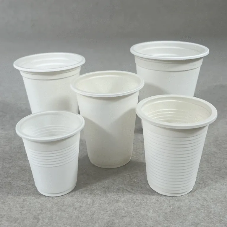 Чашки из кукурузного крахмала Bioleader® - биоразлагаемая компостируемая посуда из кукурузы, размеры от 4 до 32 унций