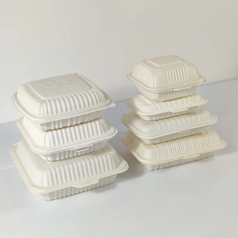 Bioleader® Cornstarch Food Containers – Biodegradable Compostable Packaging 400ml to 1800ml
