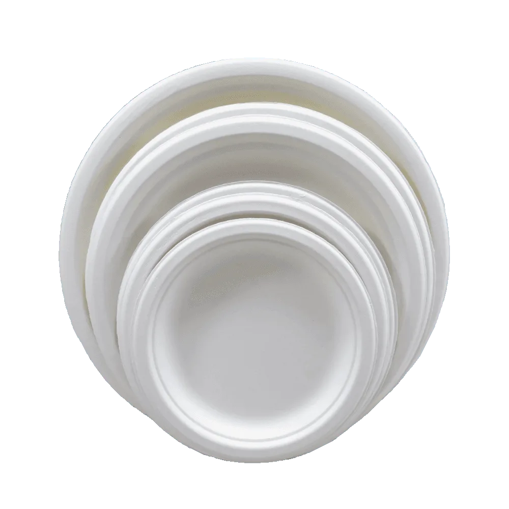 Suikerrietbagasse borden