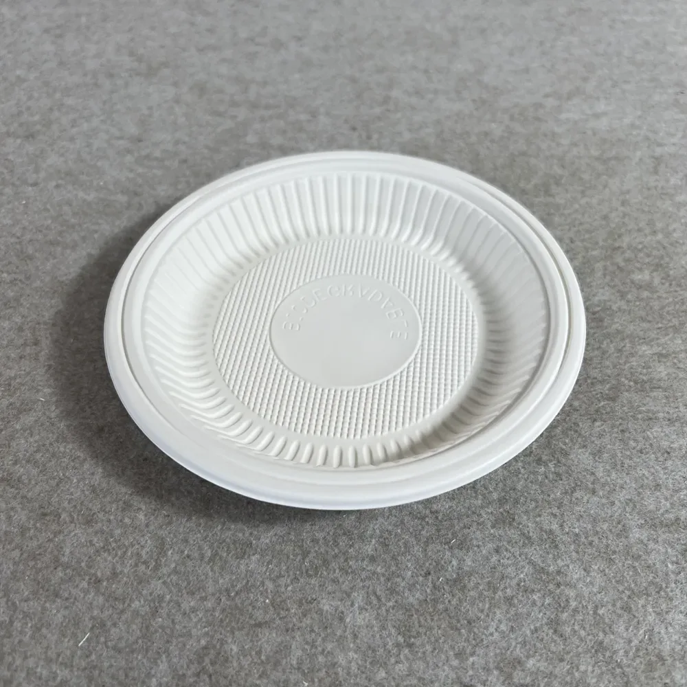 Bioleader® Corn Starch Plate – eco-friendly corn ware, compostable, durable, suitable for restaurants, catering, and bulk orders