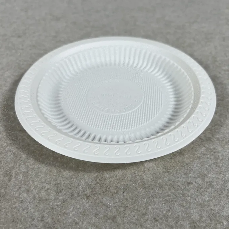 Bioleader® 使い捨てプラスチックプレート - 堆肥化可能で環境に優しく、耐久性に優れたケータリング、レストラン、イベント用プレート。