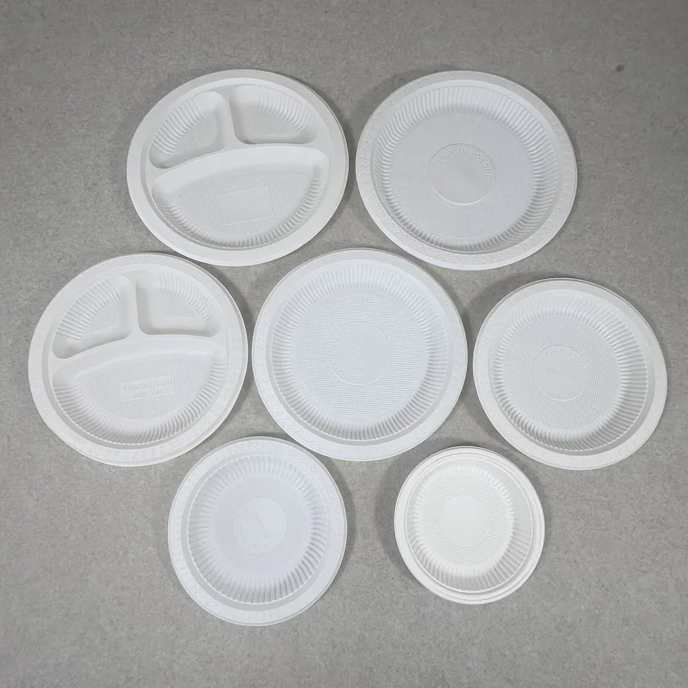 eco friendly plastic plates cornstarch bioleader