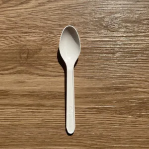 Kleine biologisch abbaubare Maisstärke-Löffel für Kuchen/Gelee/Eiscreme/Joghurt - 125mm/4.5inch-5inch