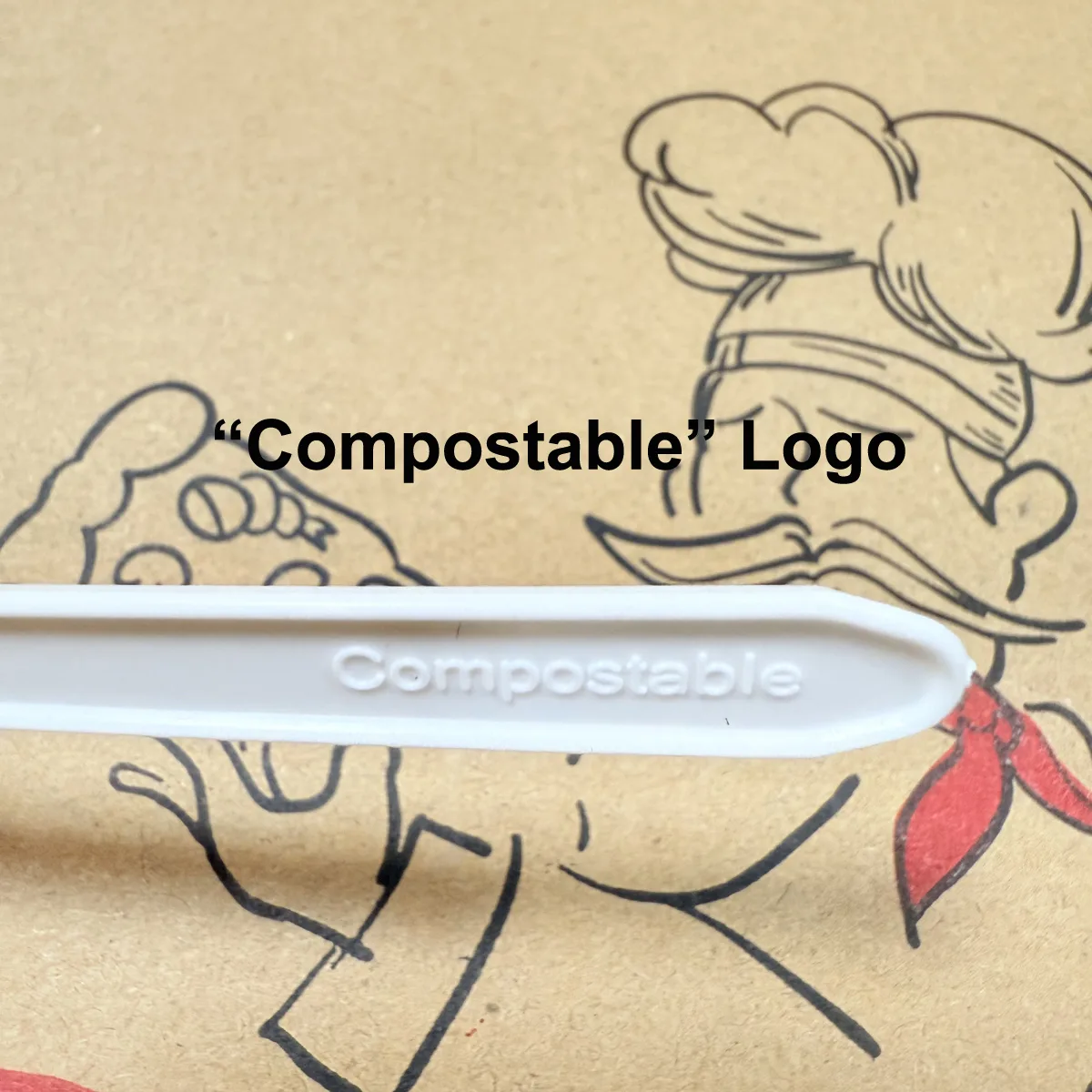 Маленькие биоразлагаемые пластиковые ложки из кукурузного крахмала для тортов/желе/мороженого/йогурта - 125 мм/4,5 дюйма-5 дюймов