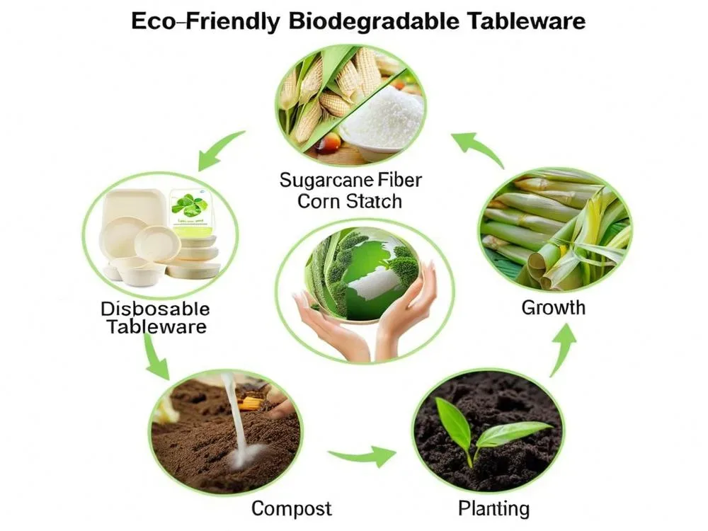 eco-friendly tableware compost recycle