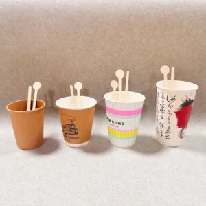 Bâtonnets mélangeurs à café en bois | Compostables écologiques | Emballés individuellement acceptés