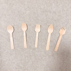 Conjuntos de colheres de chá pequenas de madeira descartáveis | Atacado | Talheres de madeira Bioleader
