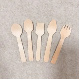 Eis- und Dessertlöffel aus Holz | Großhandel Bioleader® Utensilien