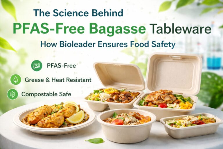 A ciência por detrás da loiça de bagaço sem PFAS: como a Bioleader garante a segurança alimentar
