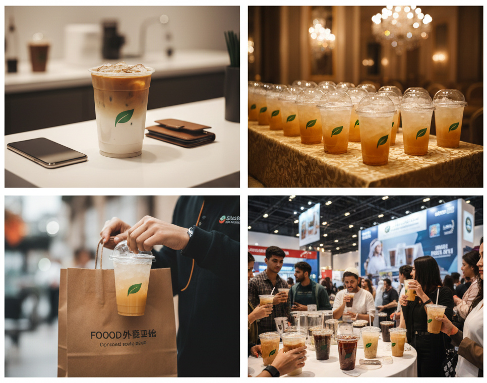 Bicchieri e coperchi monouso come obiettivi di applicazione ad alta frequenza nell'ambito del divieto di plastica degli EAU